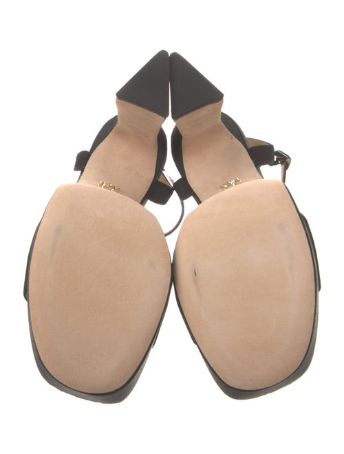 Badgley Mischka Satin Slingback Pumps