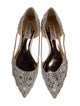 Badgley Mischka Satin Printed Ballet Flats