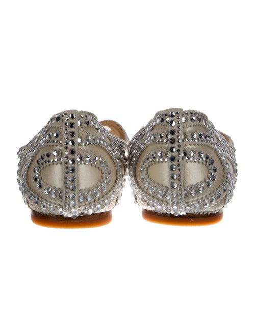 Badgley Mischka Satin Printed Ballet Flats