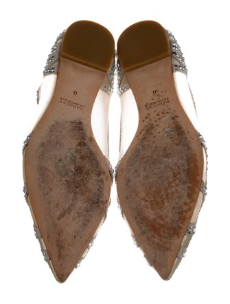Badgley Mischka Satin Printed Ballet Flats