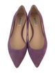 Badgley Mischka Satin Beaded Accents Ballet Flats