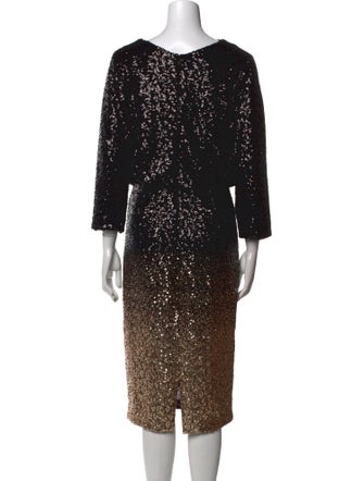 Badgley Mischka Nylon Midi Length Dress