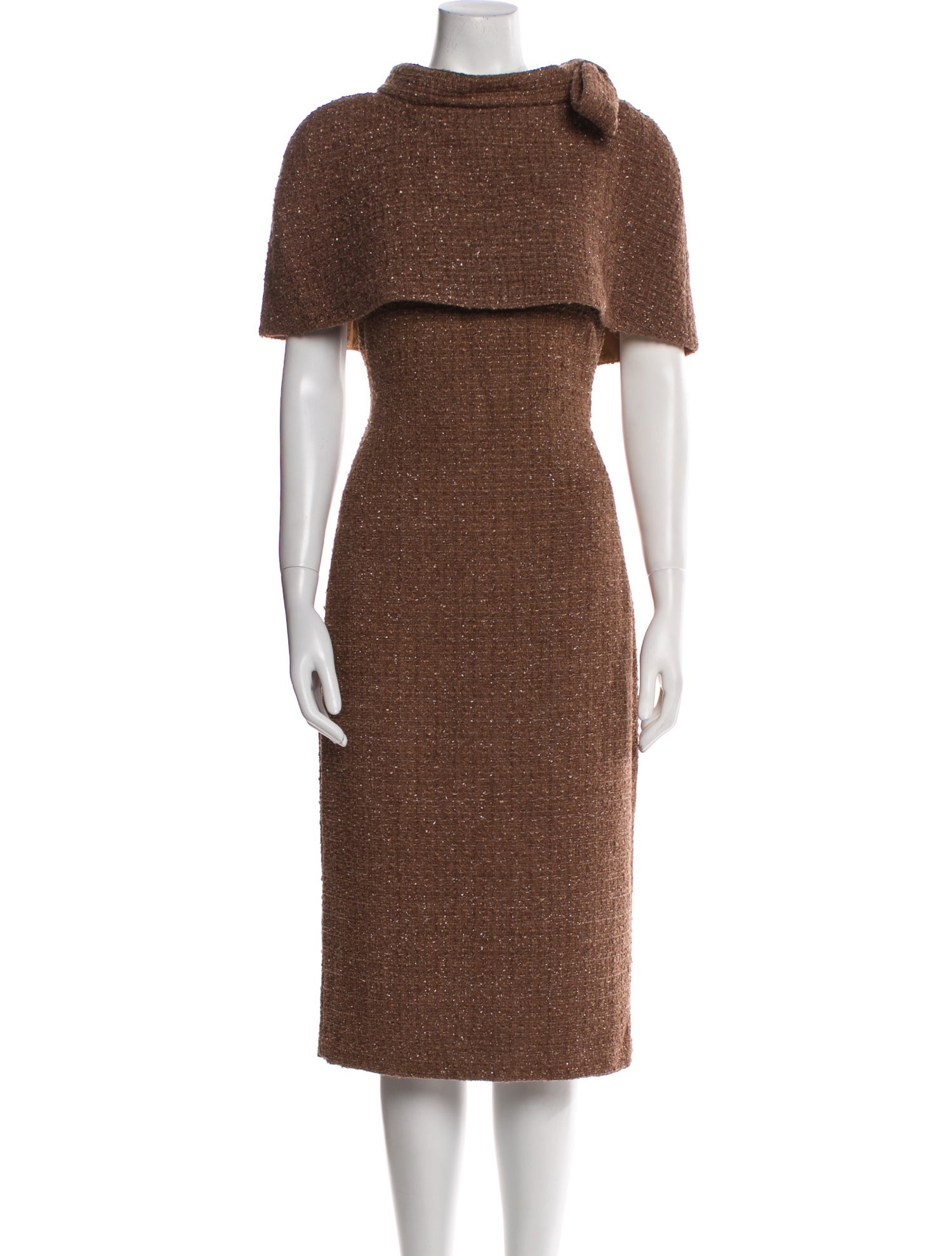 Badgley Mischka Turtleneck Midi Length Dress w/ Tags