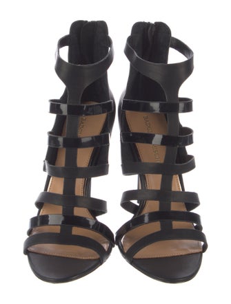 Badgley Mischka Leather Gladiator Sandals