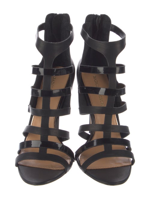 Badgley Mischka Leather Gladiator Sandals