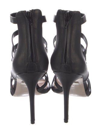 Badgley Mischka Leather Gladiator Sandals