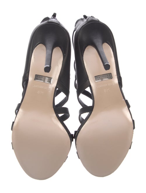Badgley Mischka Leather Gladiator Sandals