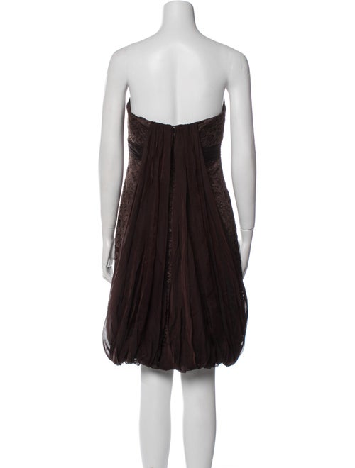 Badgley Mischka Floral Print Mini Dress