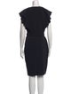Badgley Mischka Crew Neck Knee-Length Dress