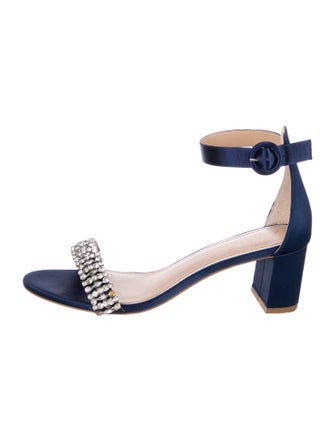 Badgley Mischka Silk Sandals