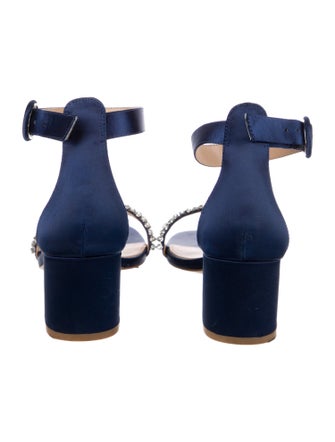 Badgley Mischka Silk Sandals