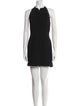 Badgley Mischka Wool Embroidered Accent Dress Set
