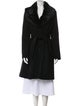 Badgley Mischka Wool Fur Coat