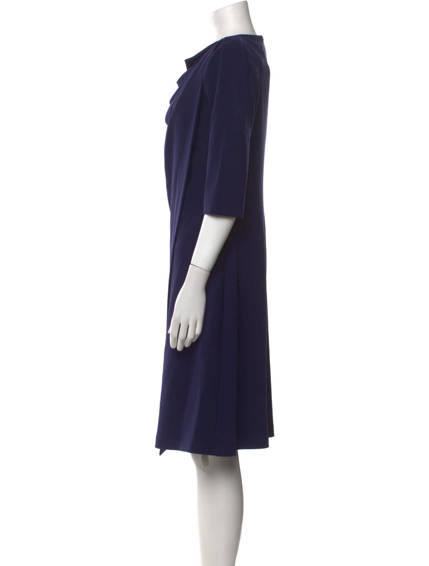 Badgley Mischka Cowl Neck Knee-Length Dress w/ Tags