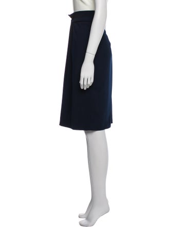 Badgley Mischka Mock Neck Knee-Length Dress