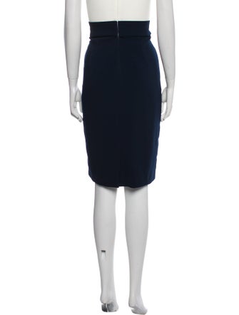 Badgley Mischka Mock Neck Knee-Length Dress