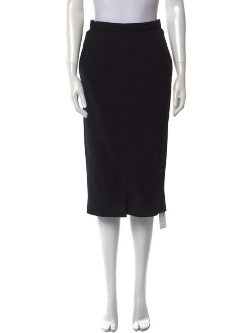 Badgley Mischka Pleated Accents Knee-Length Skirt