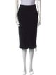 Badgley Mischka Pleated Accents Knee-Length Skirt