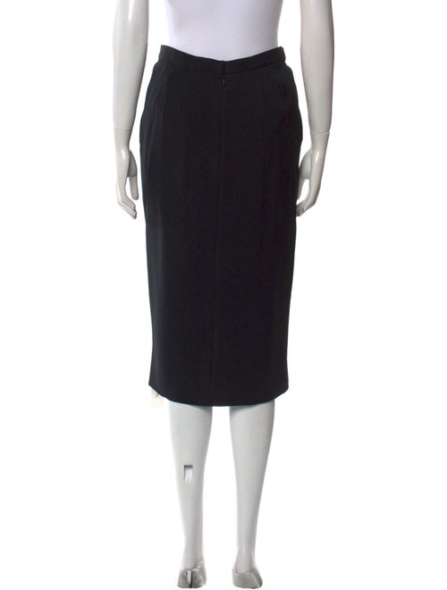 Badgley Mischka Pleated Accents Knee-Length Skirt