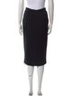 Badgley Mischka Pleated Accents Knee-Length Skirt