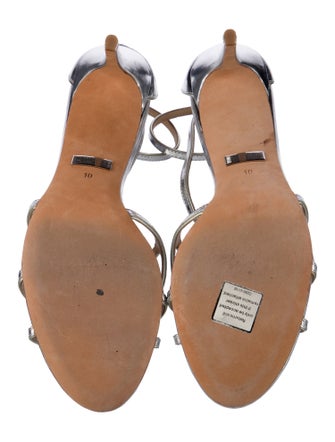 Badgley Mischka Patent Leather Sandals