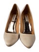 Badgley Mischka Satin Crystal Embellishments Pumps