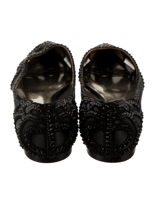 Badgley Mischka Mesh Mesh Accents D'Orsay Flats