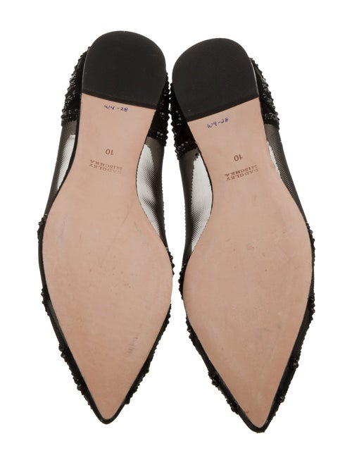 Badgley Mischka Mesh Mesh Accents D'Orsay Flats