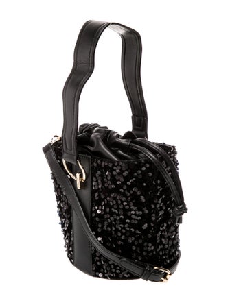 Badgley Mischka Sequins Bucket Bag