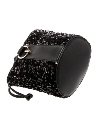 Badgley Mischka Sequins Bucket Bag