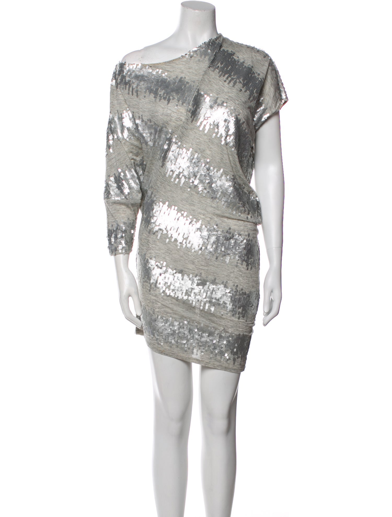 Badgley Mischka Printed Mini Dress