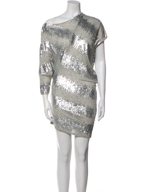 Badgley Mischka Printed Mini Dress
