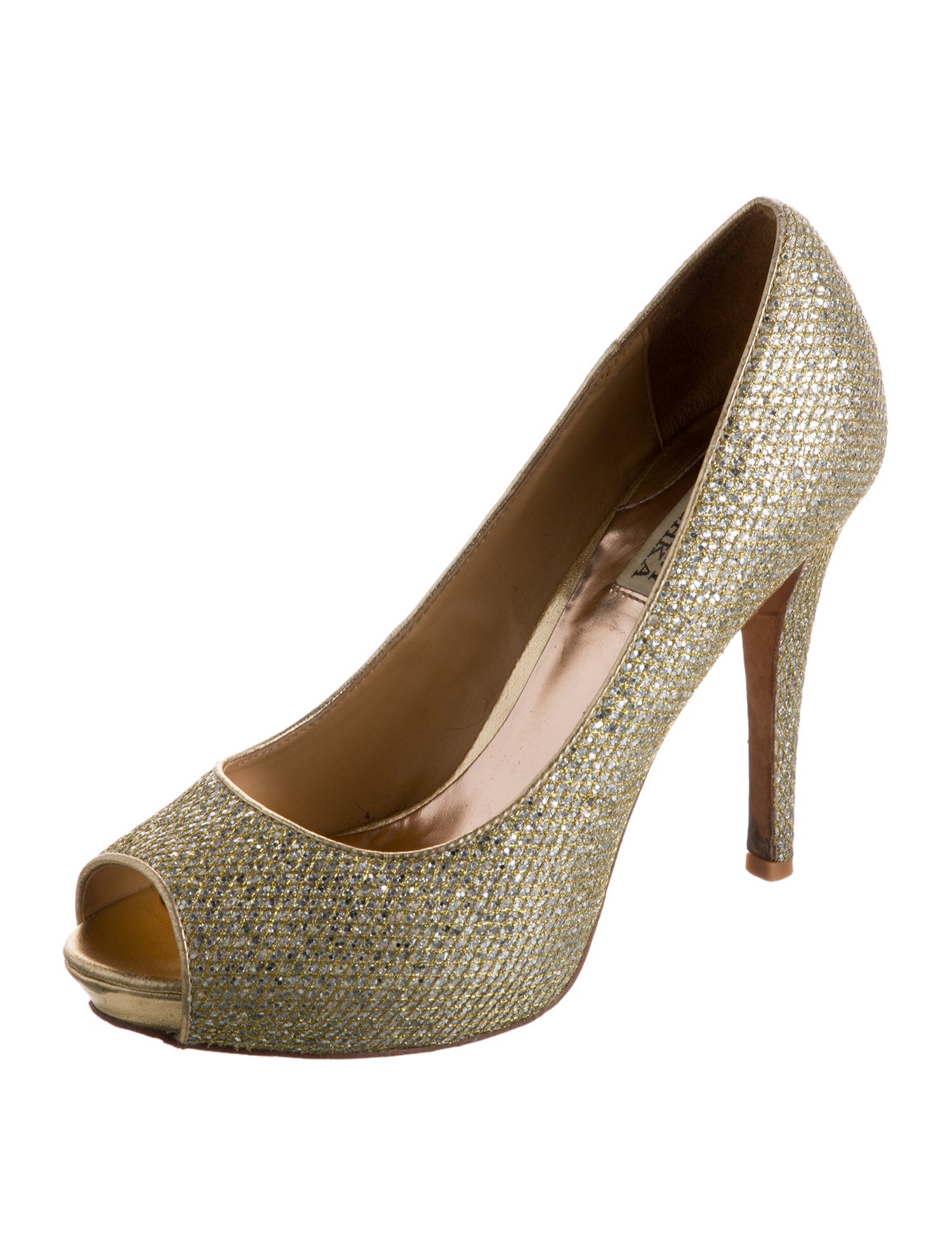 Badgley Mischka Glitter Glitter Accents Pumps