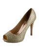 Badgley Mischka Glitter Glitter Accents Pumps