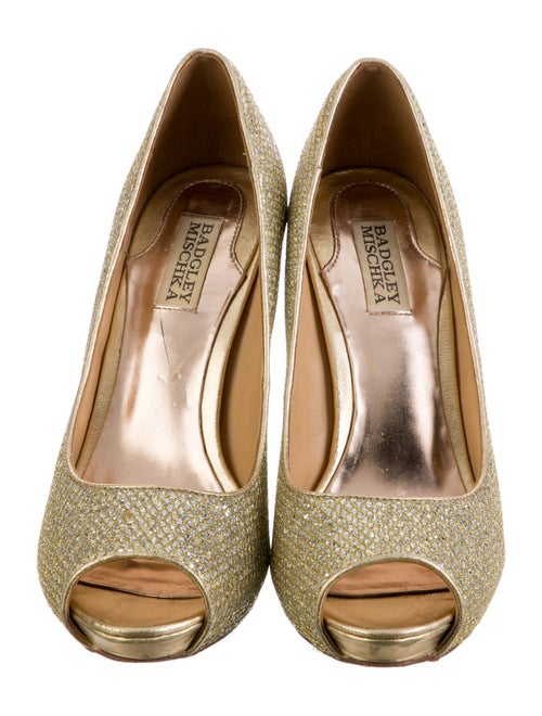 Badgley Mischka Glitter Glitter Accents Pumps