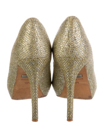 Badgley Mischka Glitter Glitter Accents Pumps
