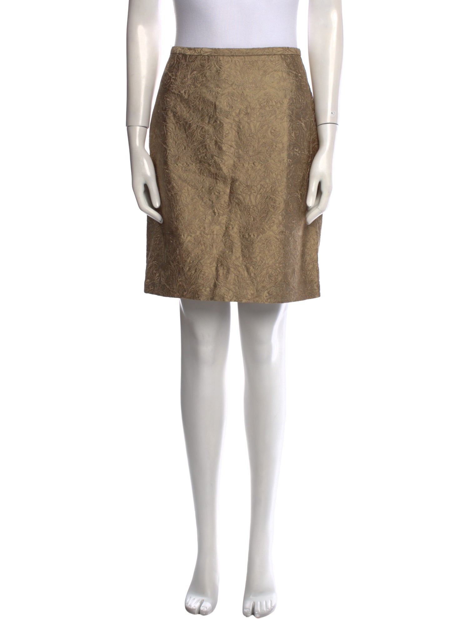 Badgley Mischka Silk Mini Skirt