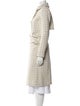 Badgley Mischka Tweed Pattern Trench Coat