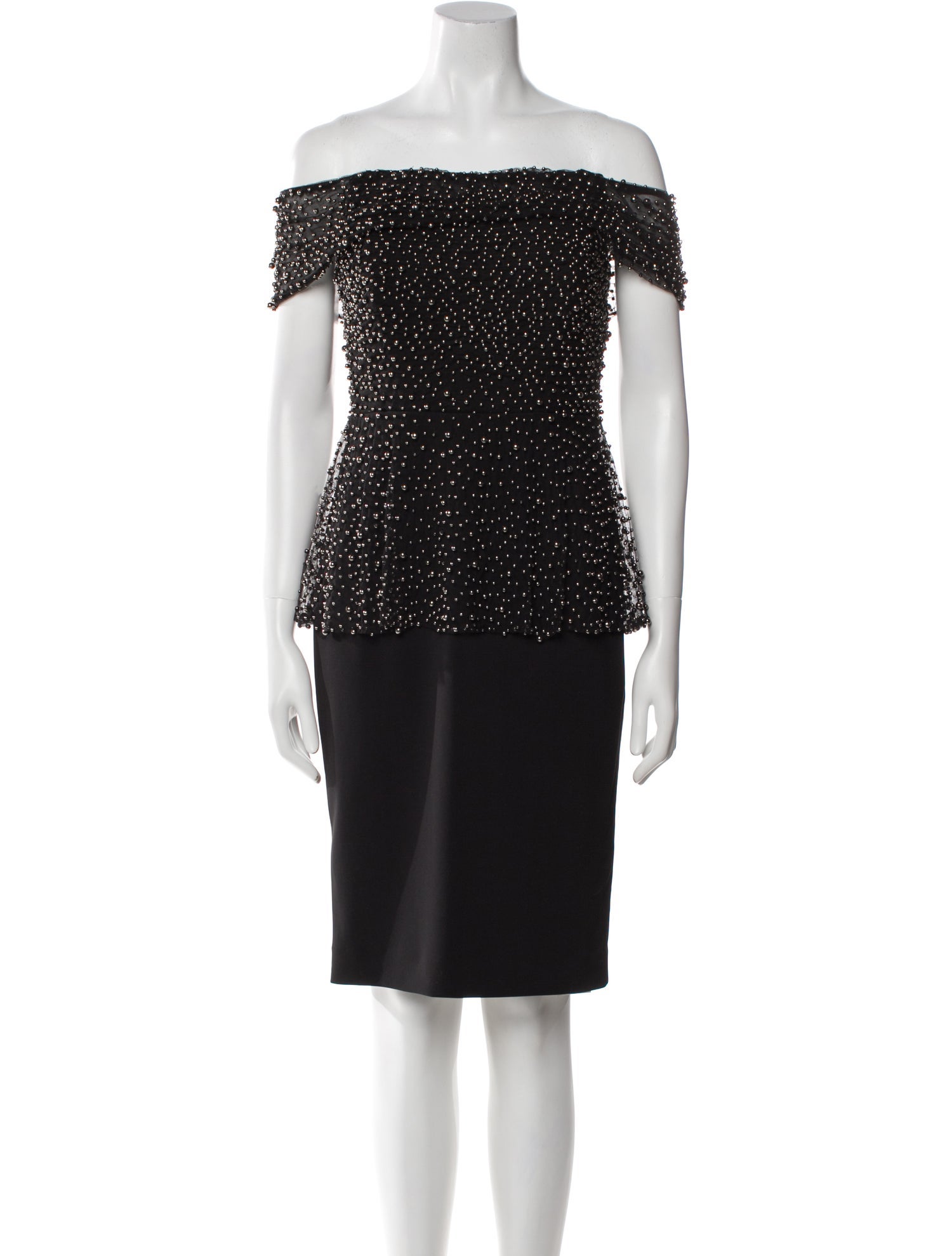 Badgley Mischka Printed Mini Dress