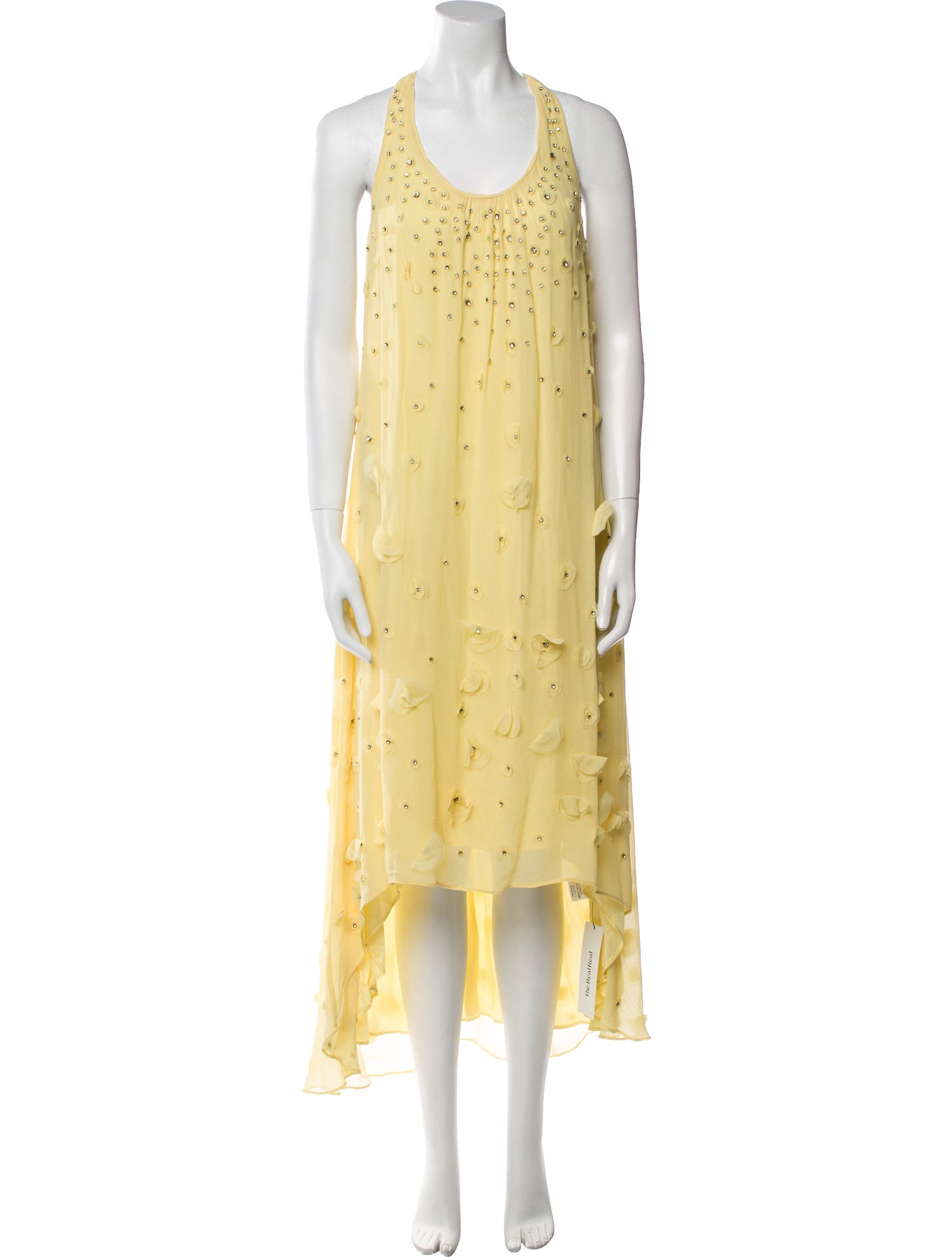 Badgley Mischka Silk Long Dress