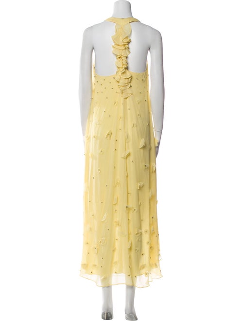 Badgley Mischka Silk Long Dress