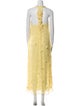 Badgley Mischka Silk Long Dress
