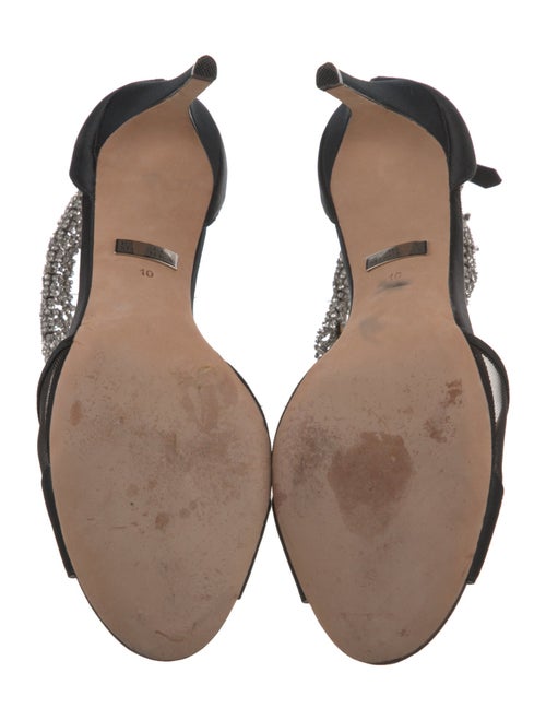 Badgley Mischka Satin D'Orsay Pumps