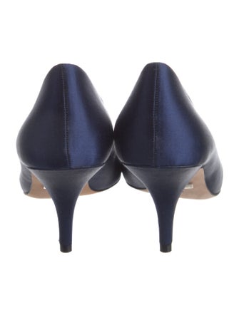 Badgley Mischka Satin Pumps