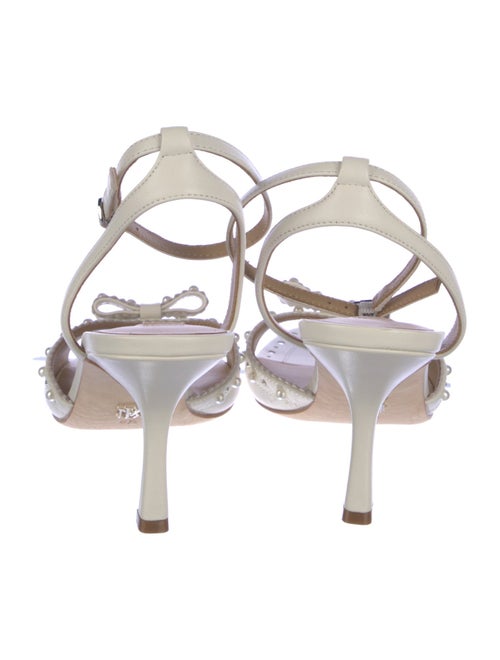 Badgley Mischka Leather Printed Sandals