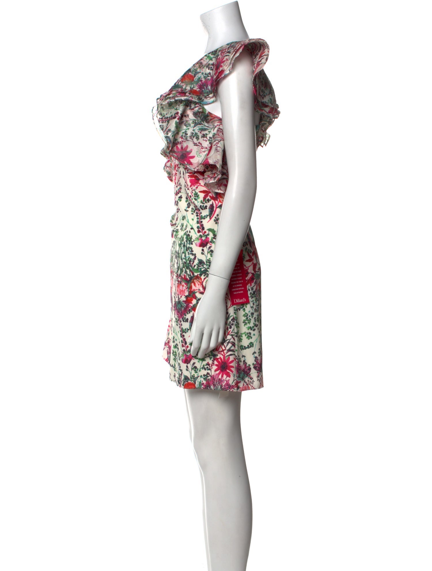 Badgley Mischka Printed Mini Dress