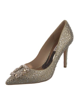 Badgley Mischka Crystal Crystal Embellishments Pumps