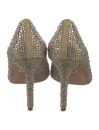 Badgley Mischka Crystal Crystal Embellishments Pumps