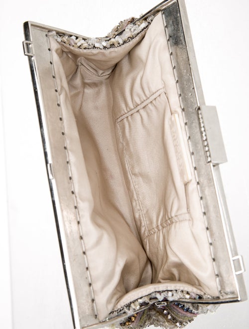 Badgley Mischka Satin Minaudière