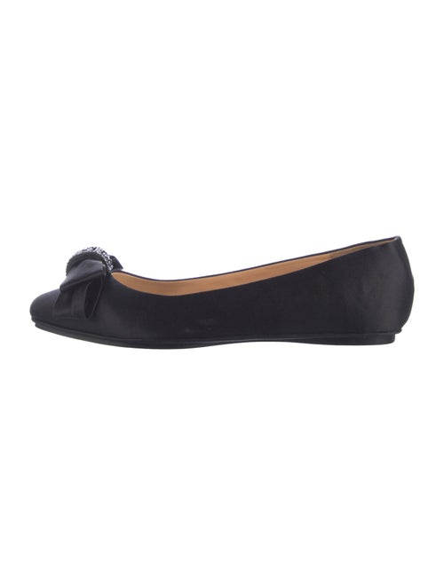Badgley Mischka Satin Ballet Flats